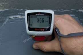 elmatronic F/NF MOD 880 rétegmérő 2000µm méréstartomány, ipari felhasználásra, belső memória, bluetooth rádió, ANDROID WINDOWS szoftverek.